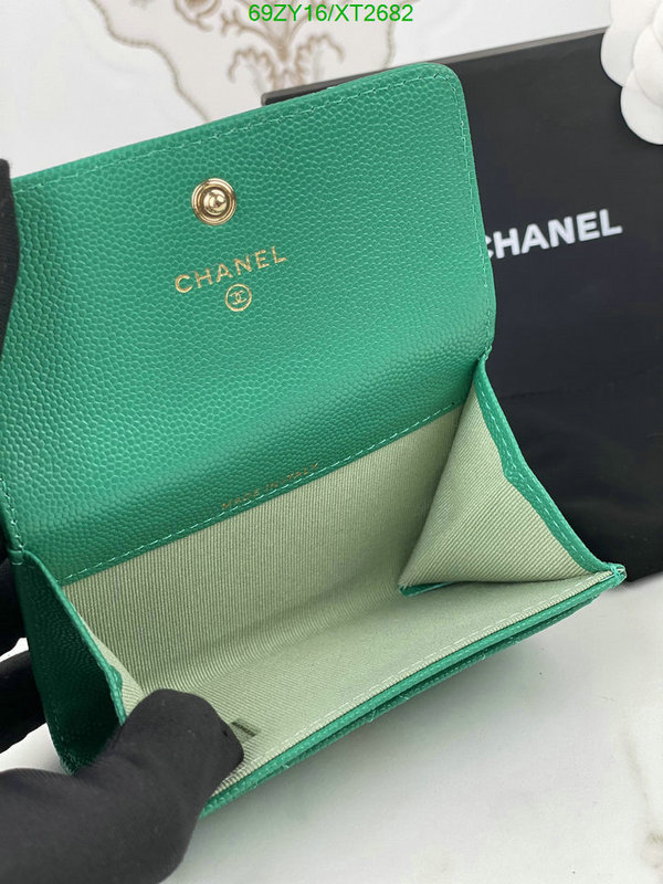 Chanel Bags ( 4A )-Wallet-,Code: XT2682,$: 69USD