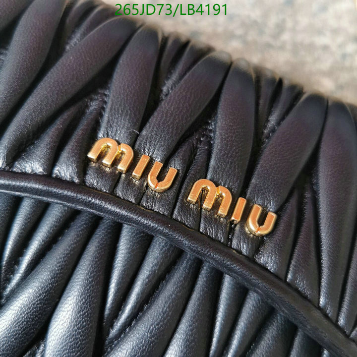 Miu Miu Bag-(Mirror)-Diagonal-,Code: LB4191,$: 265USD