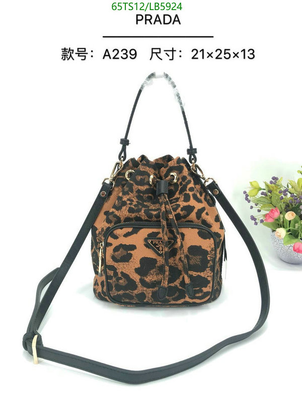 Prada Bag-(4A)-Diagonal-,Code: LB5924,$: 65USD