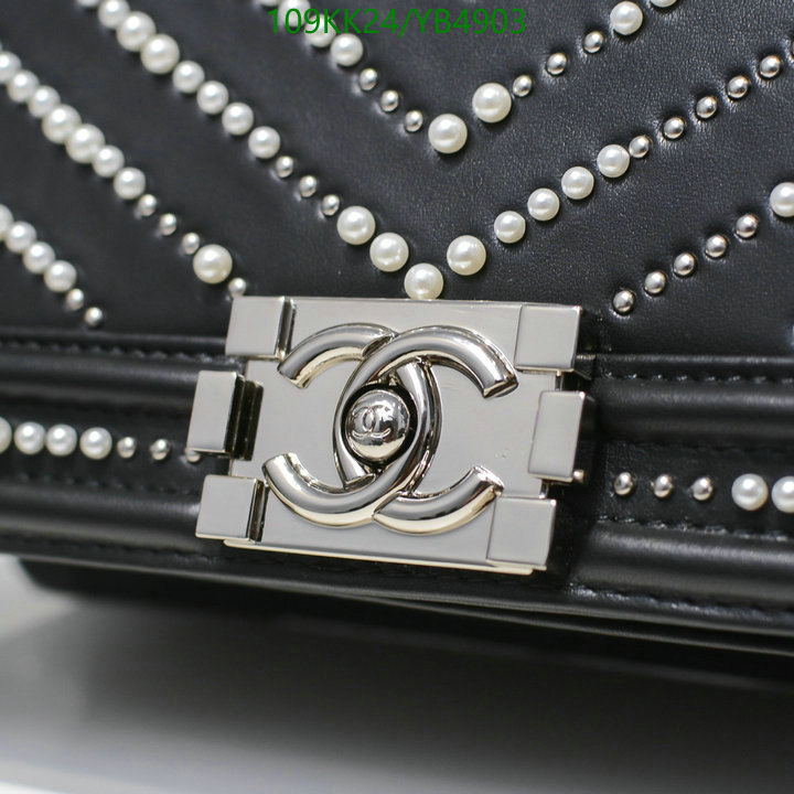 Chanel Bags ( 4A )-Le Boy,Code: YB4903,$: 109USD