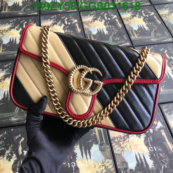 Gucci Bag-(Mirror)-Marmont,Code: GGB031618,$: 189USD
