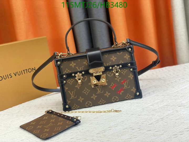 LV Bags-(4A)-Petite Malle-,Code: HB3480,$: 115USD