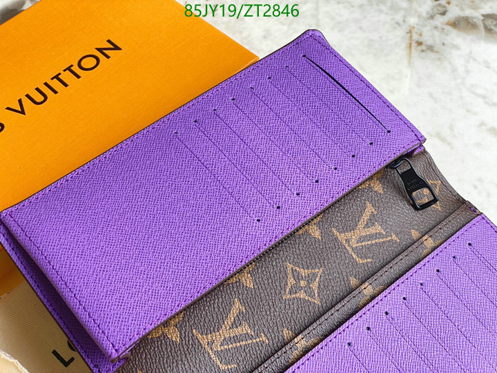 LV Bags-(Mirror)-Wallet-,Code: ZT2846,$: 85USD