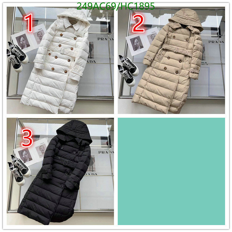 Down jacket Women-Burberry, Code: HC1895,$: 249USD