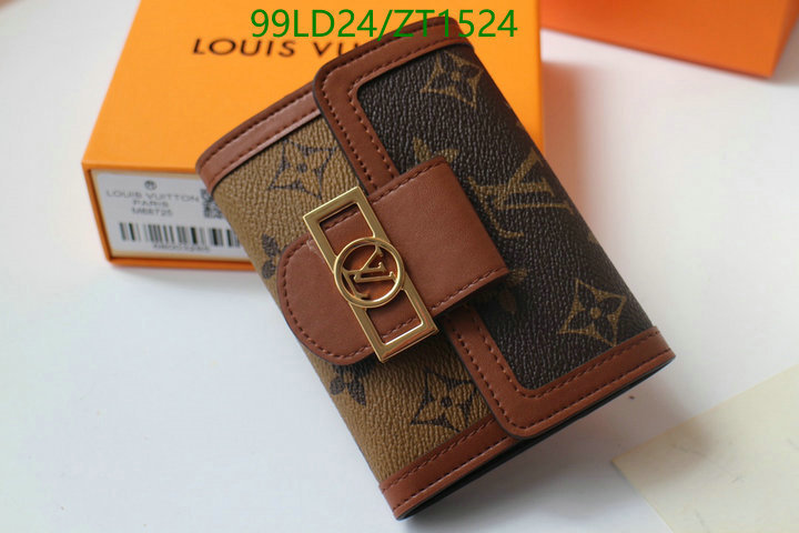 LV Bags-(Mirror)-Wallet-,Code: ZT1524,$: 99USD