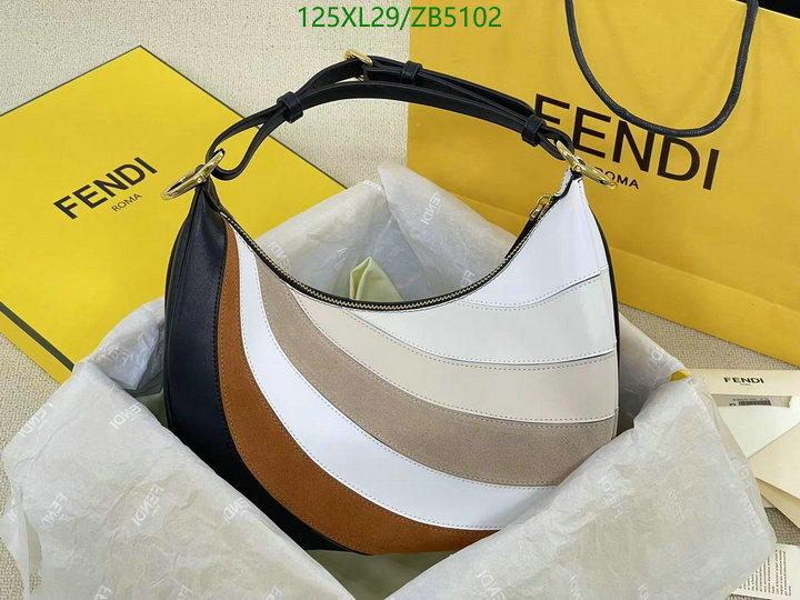 Fendi Bag-(4A)-Graphy-Cookie-,Code: ZB5102,$: 125USD