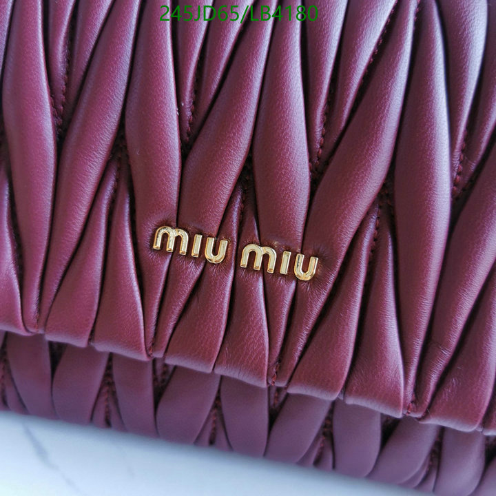 Miu Miu Bag-(Mirror)-Diagonal-,Code: LB4180,$: 245USD
