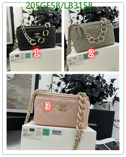 Chanel Bags -(Mirror)-Vanity--,Code: LB3158,$: 205USD