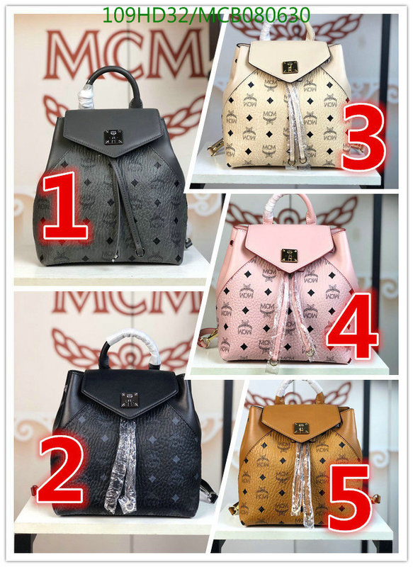 MCM Bag-(Mirror)-Backpack-,Code:MCB080630,$:109USD