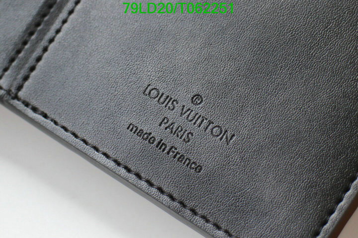 LV Bags-(Mirror)-Wallet-,Code: T062251,$: 79USD