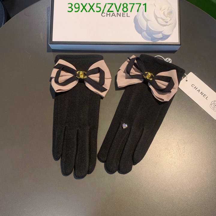 Gloves-Chanel, Code: ZV8771,$: 39USD