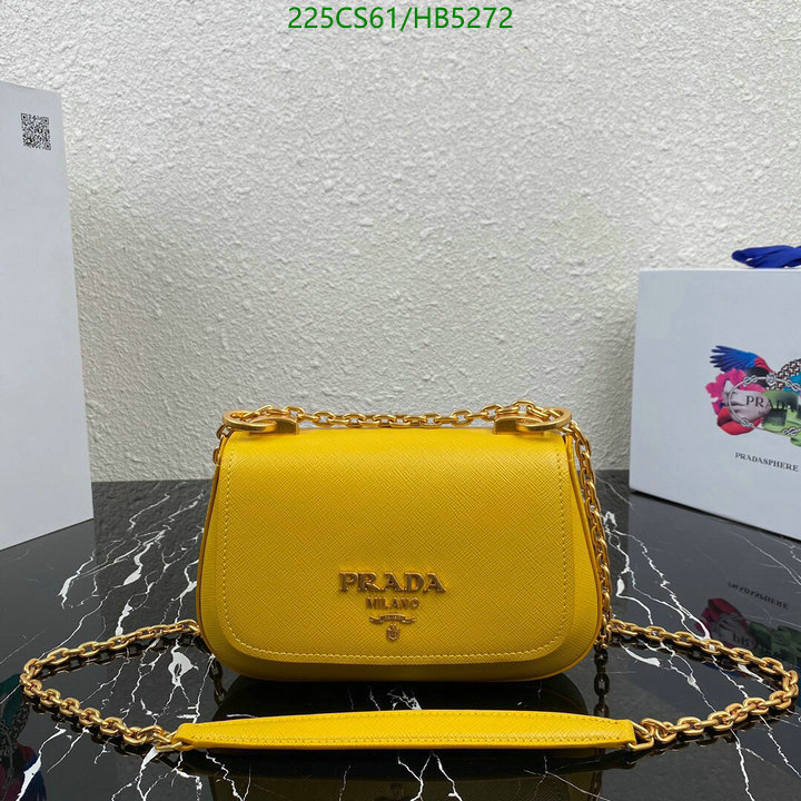 Prada Bag-(Mirror)-Diagonal-,Code: HB5272,$: 225USD