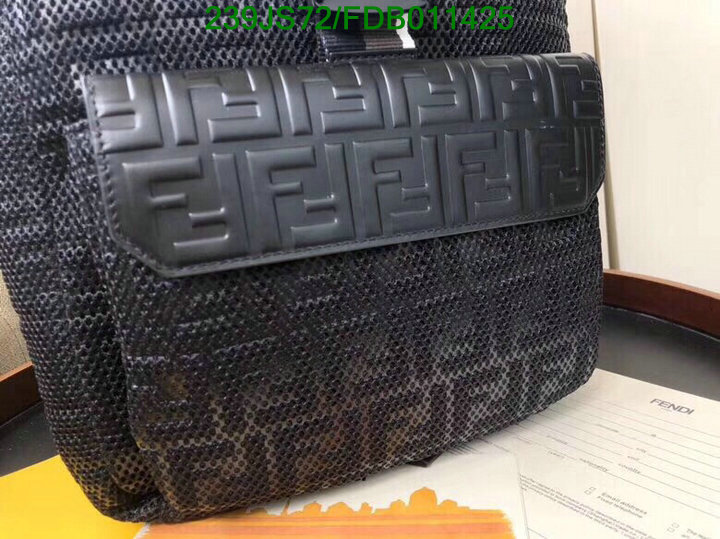 Fendi Bag-(Mirror)-Backpack-,Code: FDB011425,$: 239USD