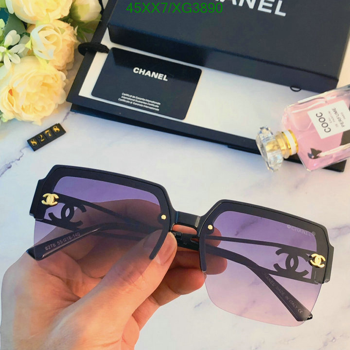 Glasses-Chanel, Code: XG3890,$: 45USD