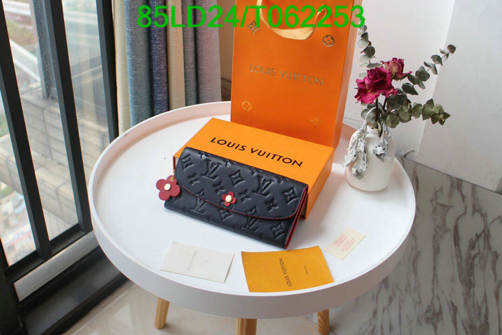 LV Bags-(Mirror)-Wallet-,Code: T062253,$: 85USD