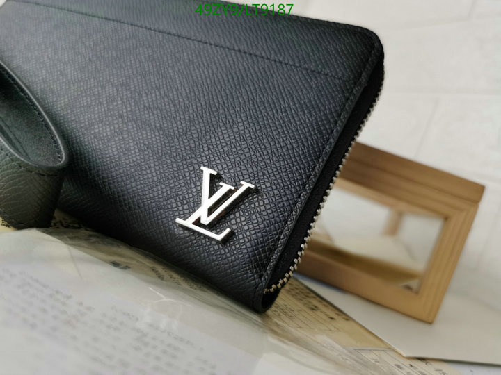 LV Bags-(4A)-Wallet-,Code: LT9187,$: 49USD