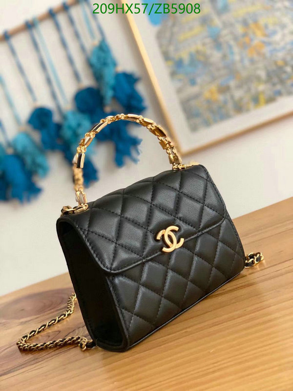 Chanel Bags -(Mirror)-Diagonal-,Code: ZB5908,$: 209USD