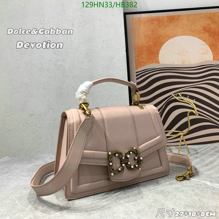 D&G Bag-(4A)-Handbag-,Code: HB382,$: 129USD