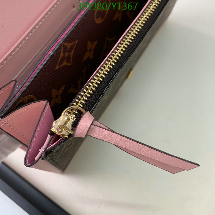 LV Bags-(4A)-Wallet-,Code: YT367,$: 39USD