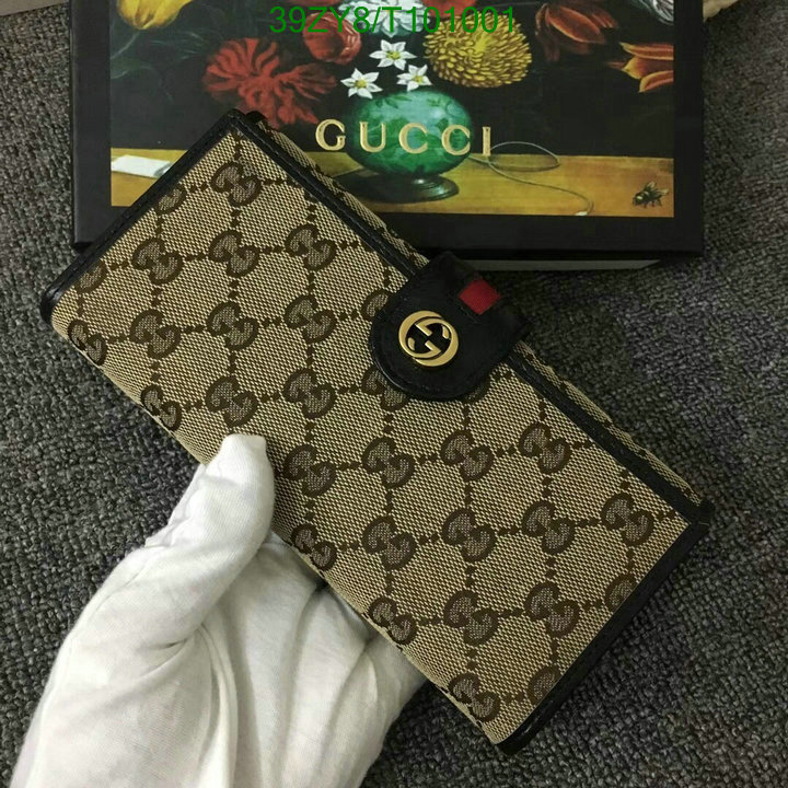 Gucci Bag-(4A)-Wallet-,Code: T101001,$:39USD