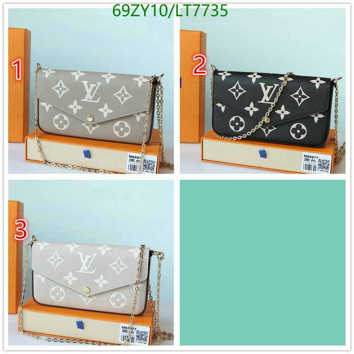 LV Bags-(4A)-Wallet-,Code: LT7735,$: 69USD