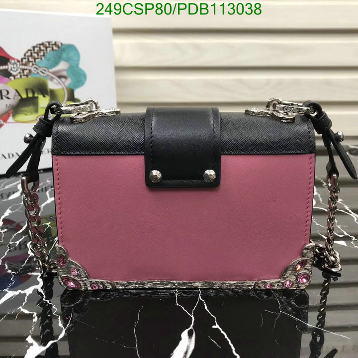 Prada Bag-(Mirror)-Diagonal-,Code: PDB113038,$: 249USD