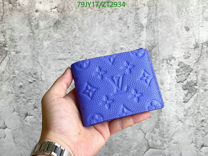 LV Bags-(Mirror)-Wallet-,Code: ZT2934,$: 79USD