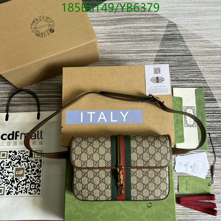 Gucci Bag-(Mirror)-Belt Bag-Chest Bag--,Code: YB6379,$: 185USD