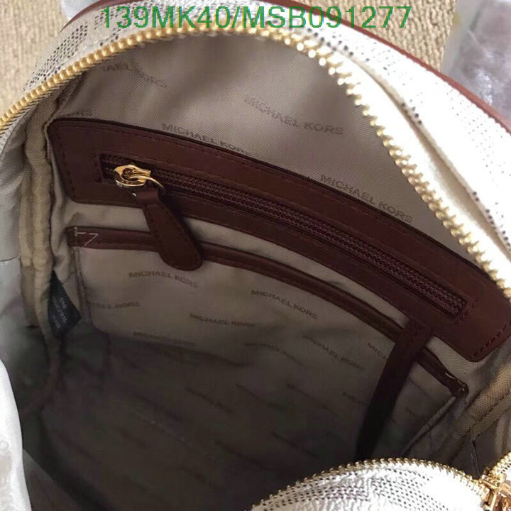 Michael Kors Bag-(Mirror)-Backpack-,Code: MSB091277,$: 139USD