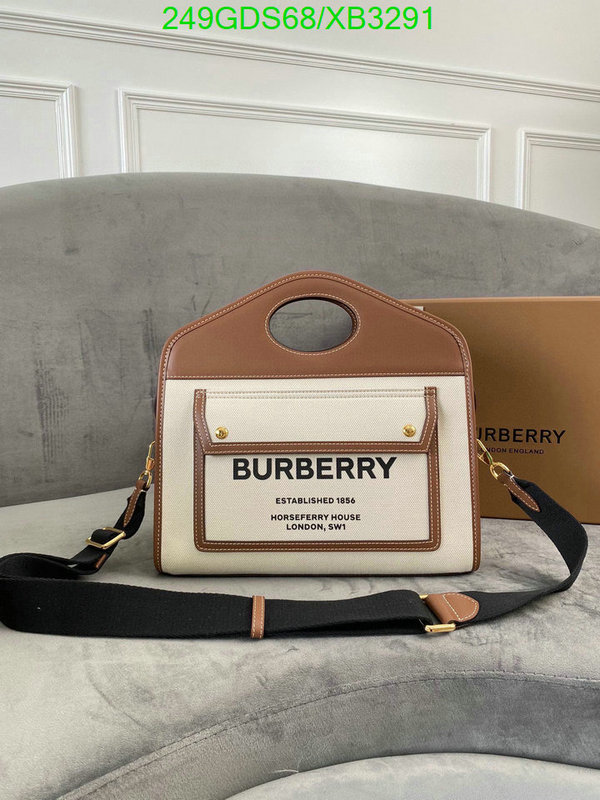 Burberry Bag-(Mirror)-Diagonal-,Code: XB3291,$: 249USD