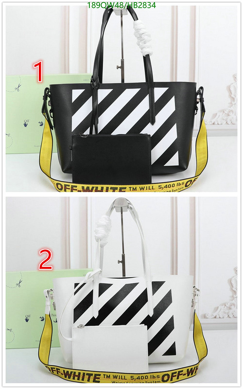 Off-White Bag-(Mirror)-Handbag-,Code: HB2834,$: 189USD