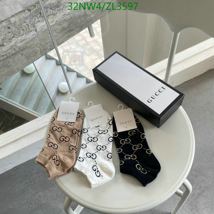 Sock-Gucci, Code: ZL3597,$: 32USD