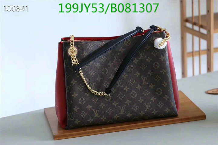 LV Bags-(Mirror)-Handbag-,Code: B081107,$: 199USD