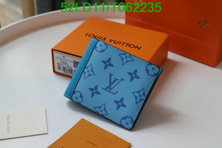 LV Bags-(Mirror)-Wallet-,Code: T062235,$: 52USD