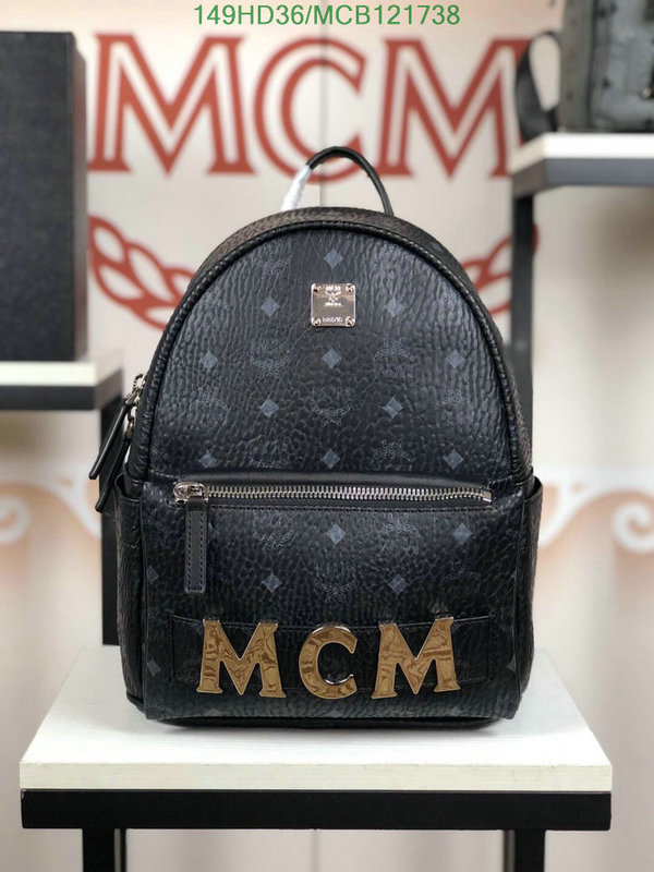 MCM Bag-(Mirror)-Backpack-,Code: MCB121738,$: 149USD