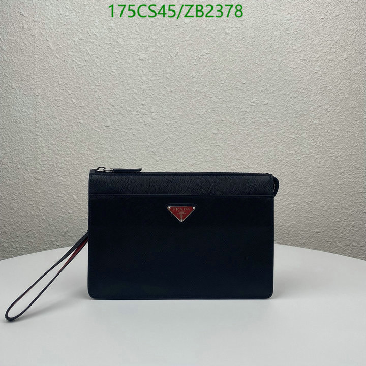 Prada Bag-(Mirror)-Clutch-,Code: ZB2378,$: 175USD