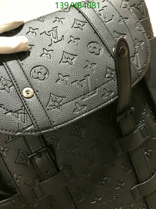 LV Bags-(4A)-Backpack-,Code: YB4081,$: 139USD