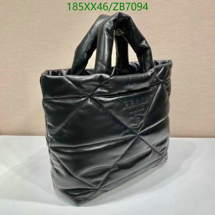 Prada Bag-(Mirror)-Handbag-,Code: ZB7094,$: 185USD