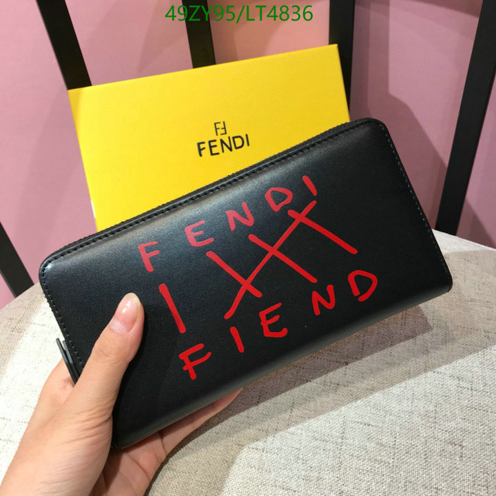 Fendi Bag-(4A)-Wallet-,Code: LT4836,$: 49USD