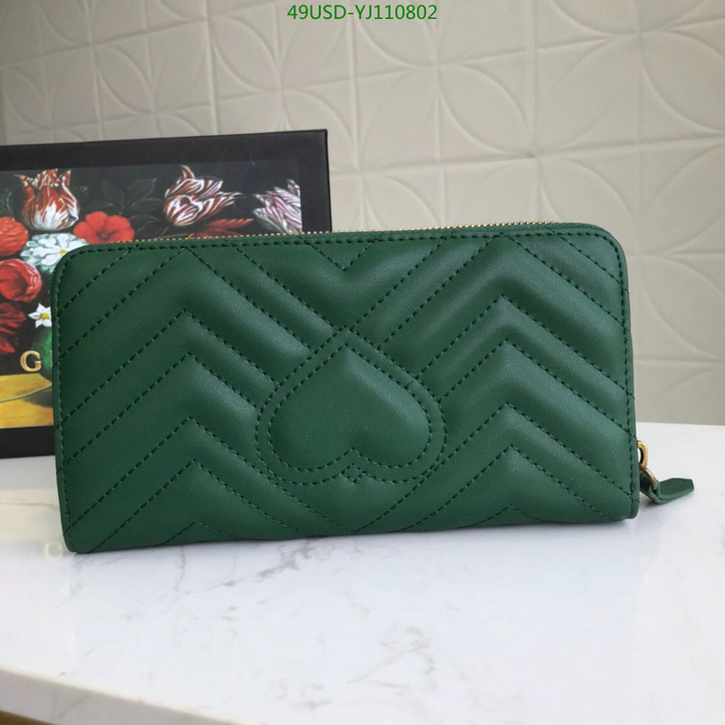 Gucci Bag-(4A)-Wallet-,Code: YJ110802,$:49USD