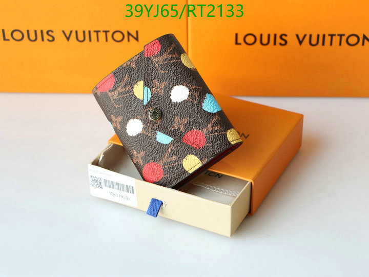 LV Bags-(4A)-Wallet-,Code: RT2133,$: 39USD