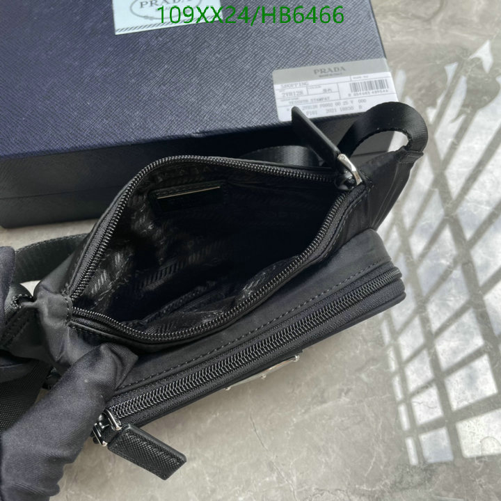 Prada Bag-(Mirror)-Diagonal-,Code: HB6466,$: 109USD