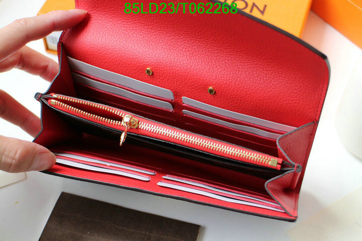 LV Bags-(Mirror)-Wallet-,Code: T062268,$: 85USD