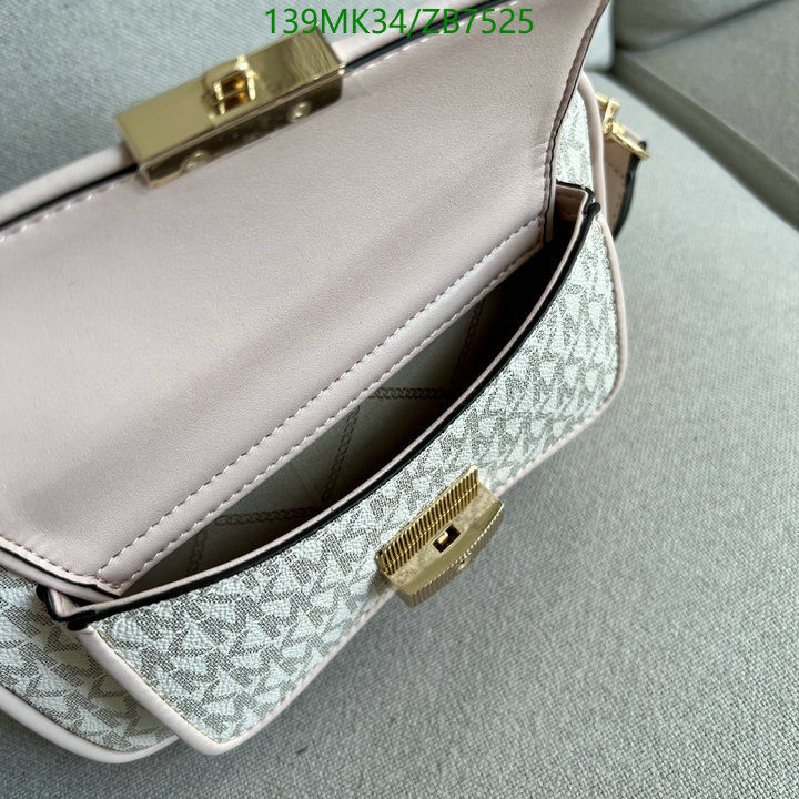 Michael Kors Bag-(Mirror)-Diagonal-,Code: ZB7525,$: 139USD