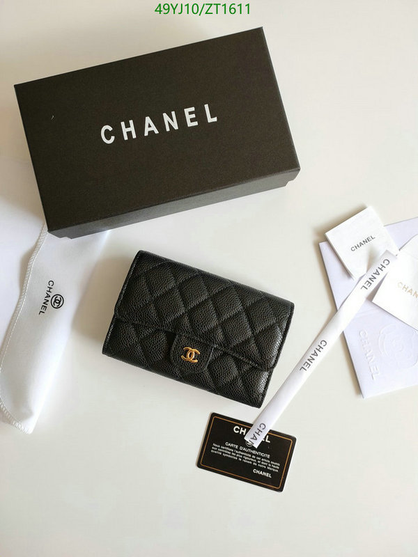 Chanel Bags ( 4A )-Wallet-,Code: ZT1611,$: 49USD