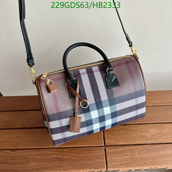 Burberry Bag-(Mirror)-Handbag-,Code: HB2333,$: 229USD