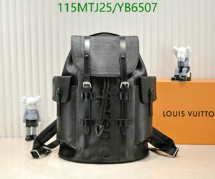 LV Bags-(4A)-Backpack-,Code: YB6507,$: 115USD