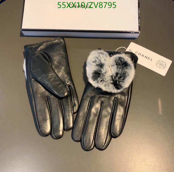 Gloves-Chanel, Code: ZV8795,$: 55USD