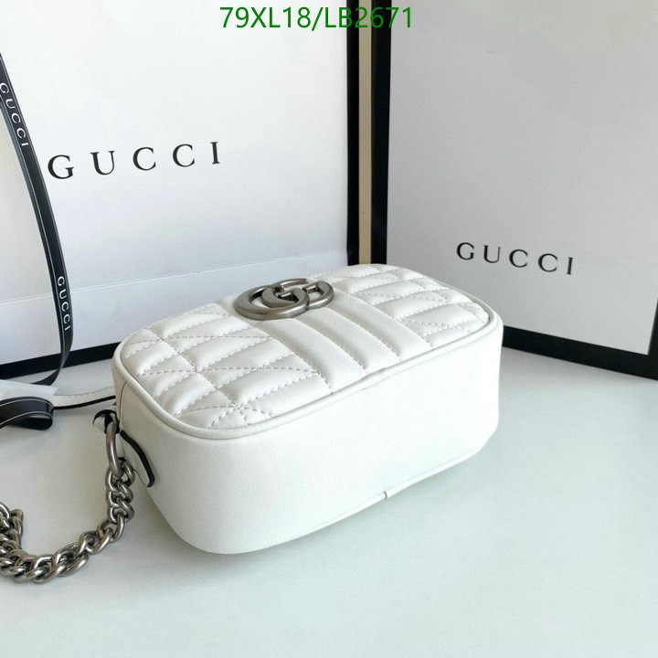 Gucci Bag-(4A)-Marmont,Code: LB2671,$: 79USD