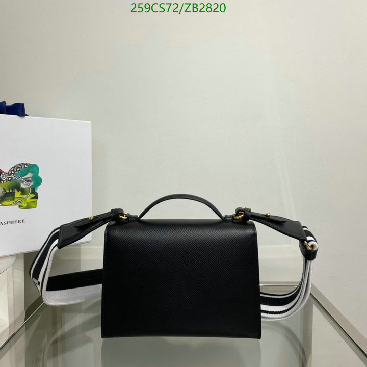 Prada Bag-(Mirror)-Diagonal-,Code: ZB2820,$: 259USD